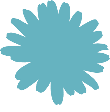 花のシルエット