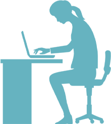 仕事をする女性